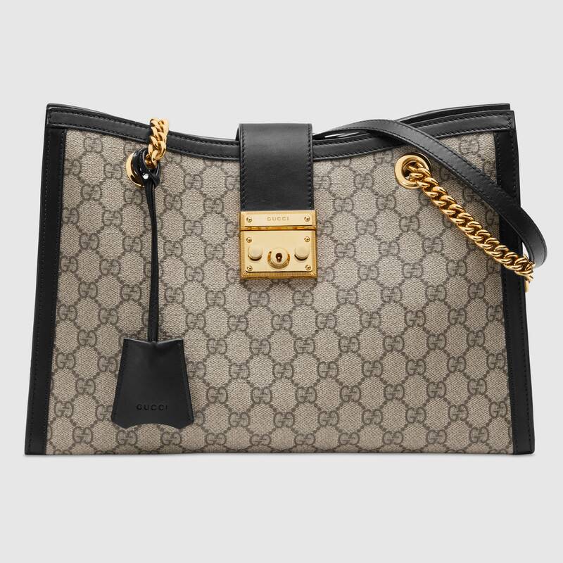 Gucci Padlock Medium GG Shoulder Bag 479197 Black 